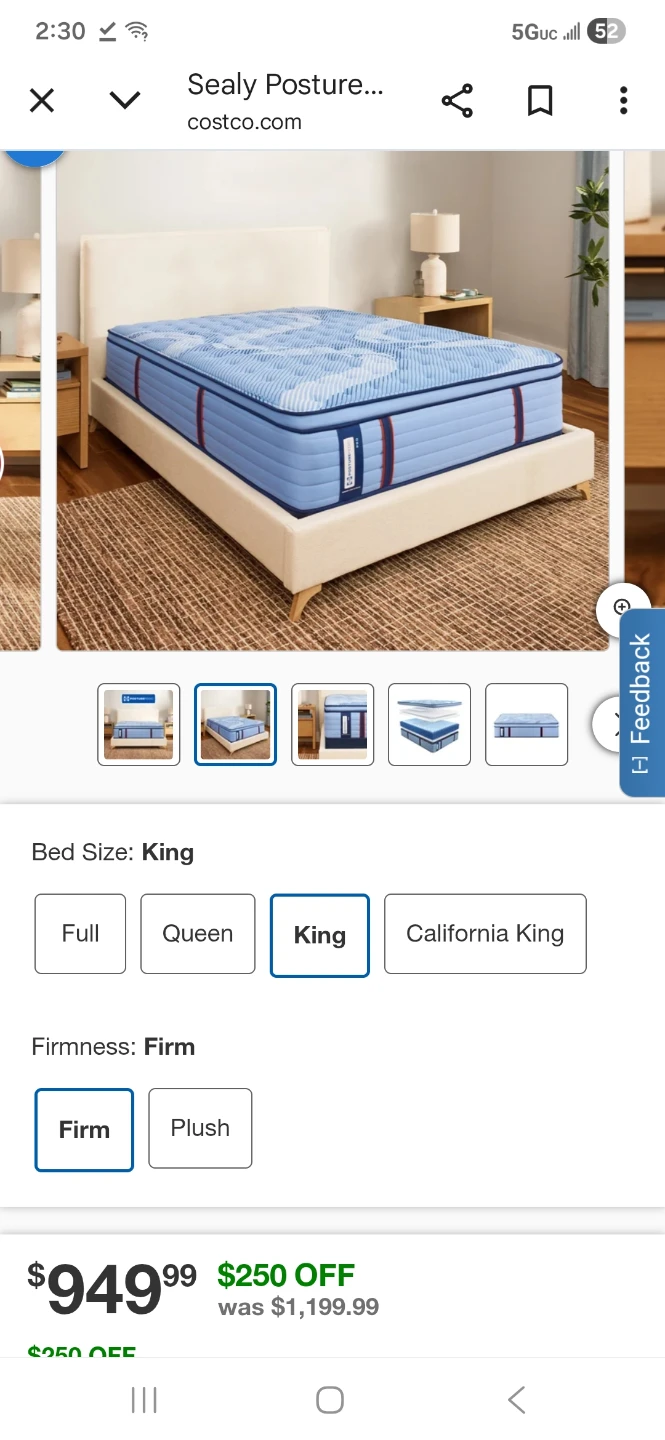 New King Sealy Posturpedic Pro - photo 2