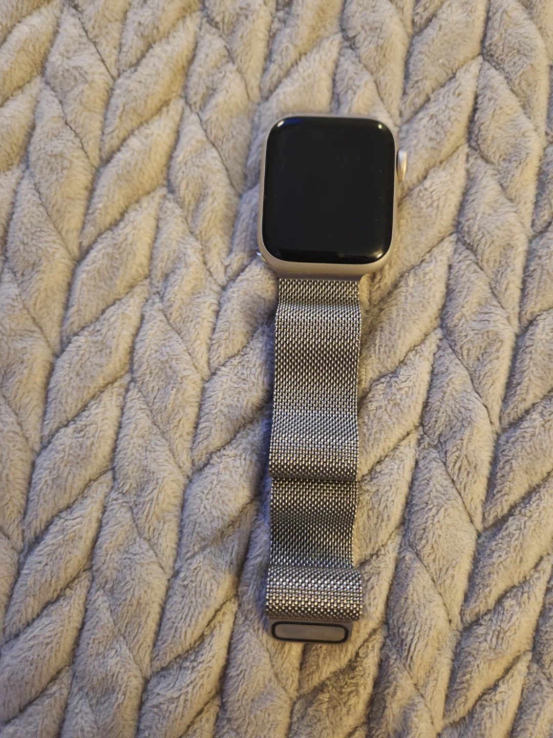 Apple Watch with Milanese Loop Band