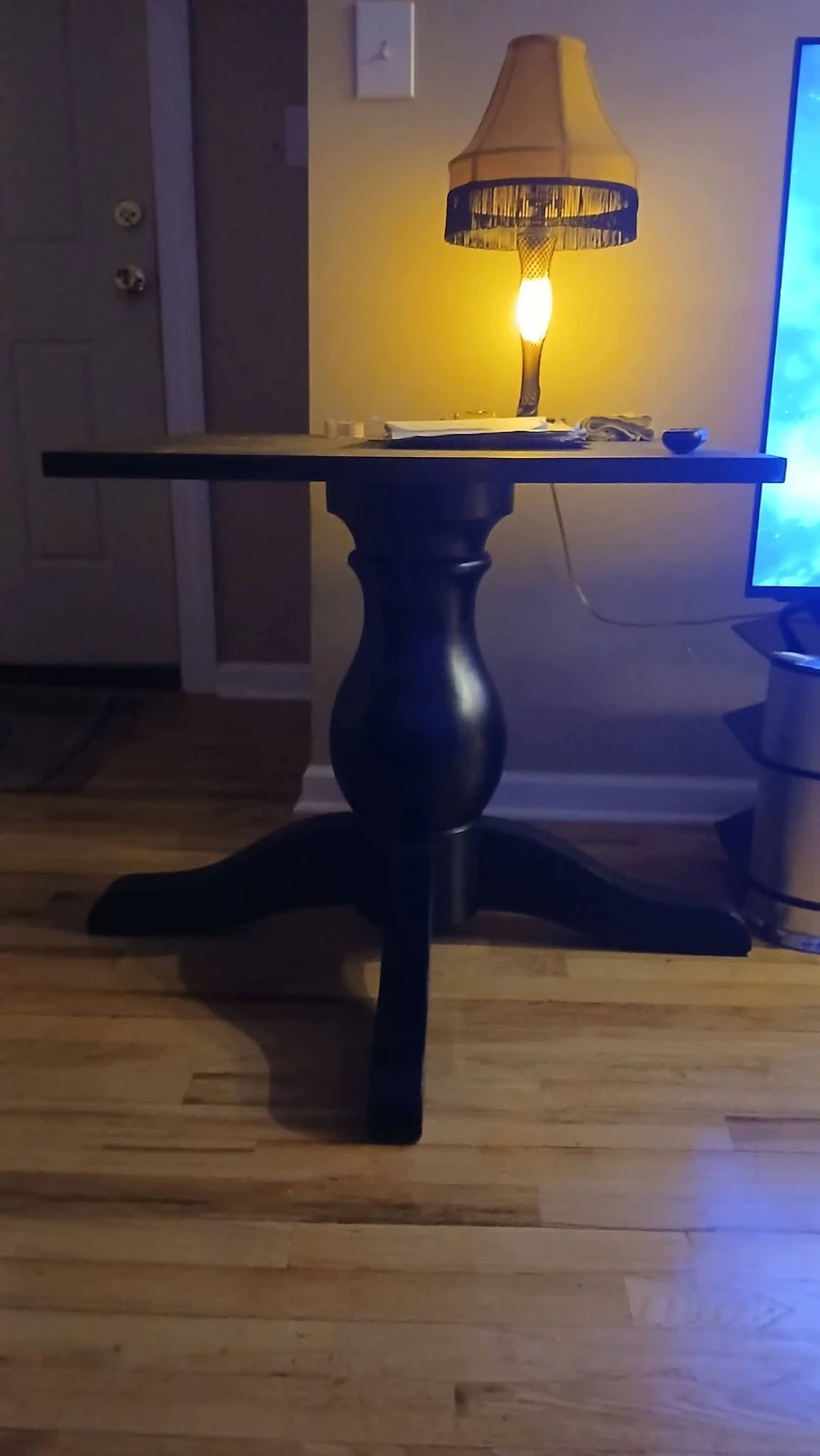 Black Round Dining Table - photo 2