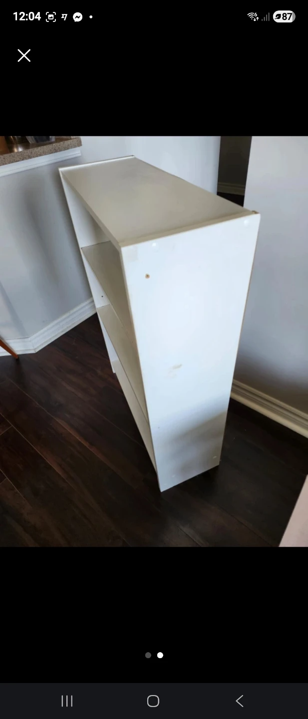 White Bookcase - photo 2