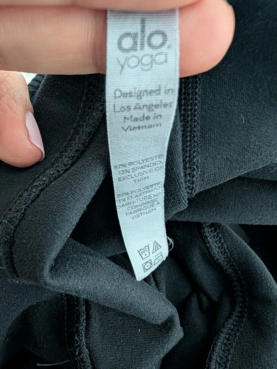 Alo Yoga Black Leggings M - photo 4