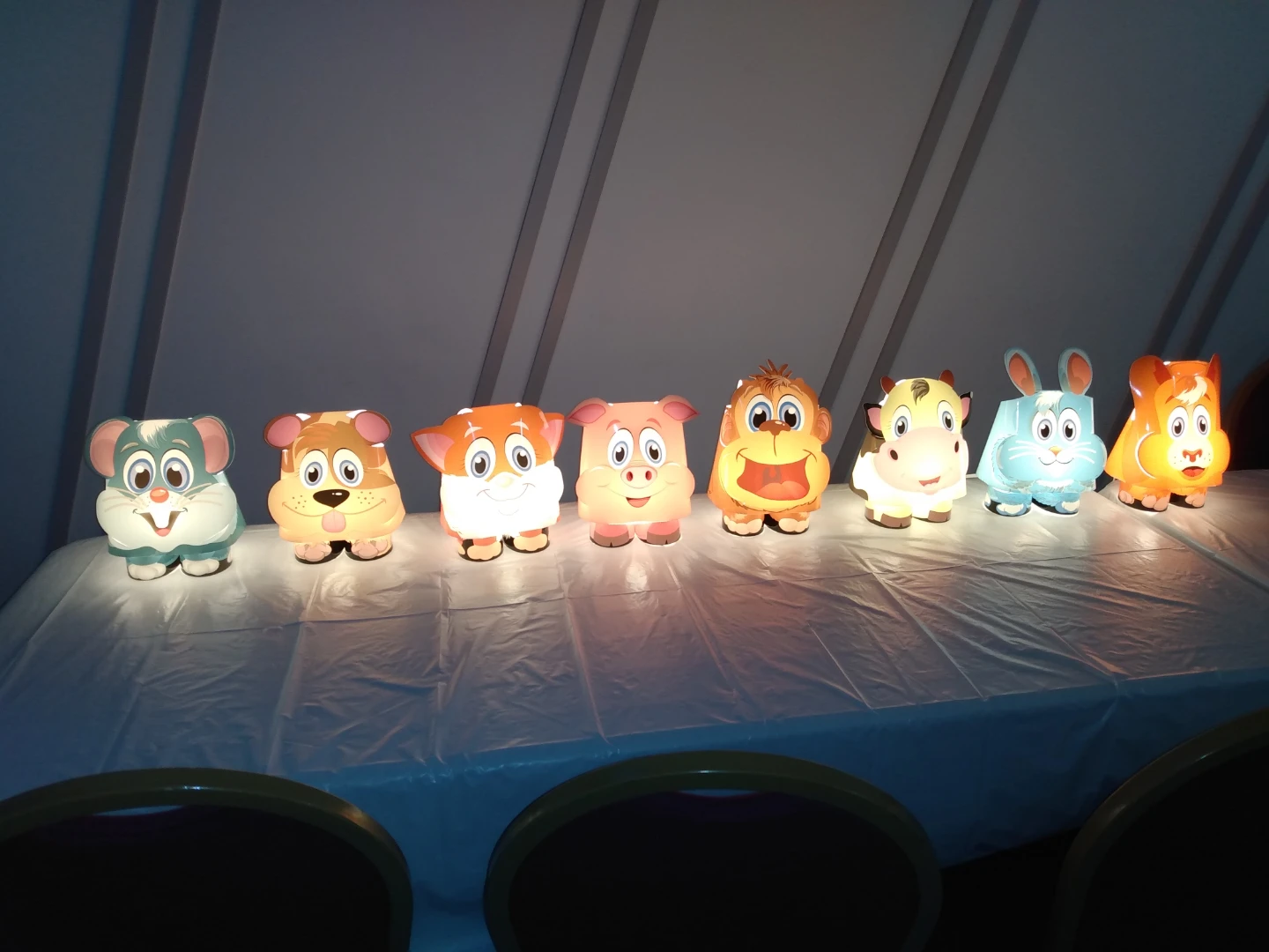 New kids animal characters table lamps pu pape Gough ave