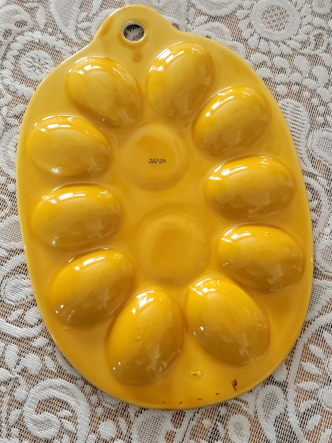 Vintage Japanese Deviled Egg Plate. Egg Platter - photo 3