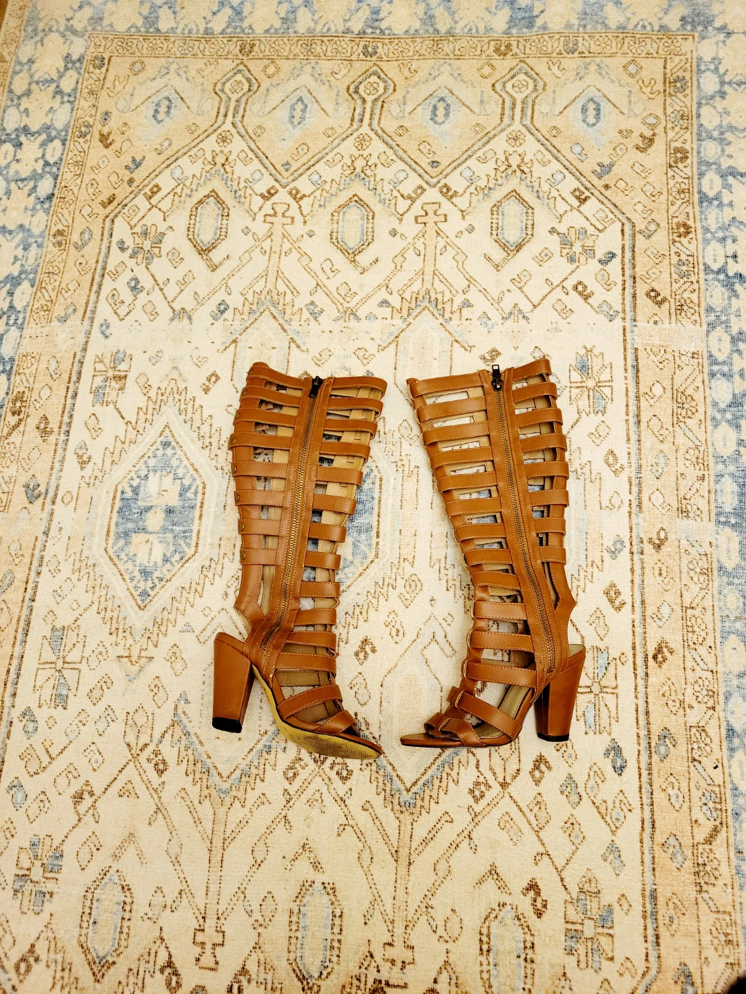 Gladiator brown sandal Heels - Size 7