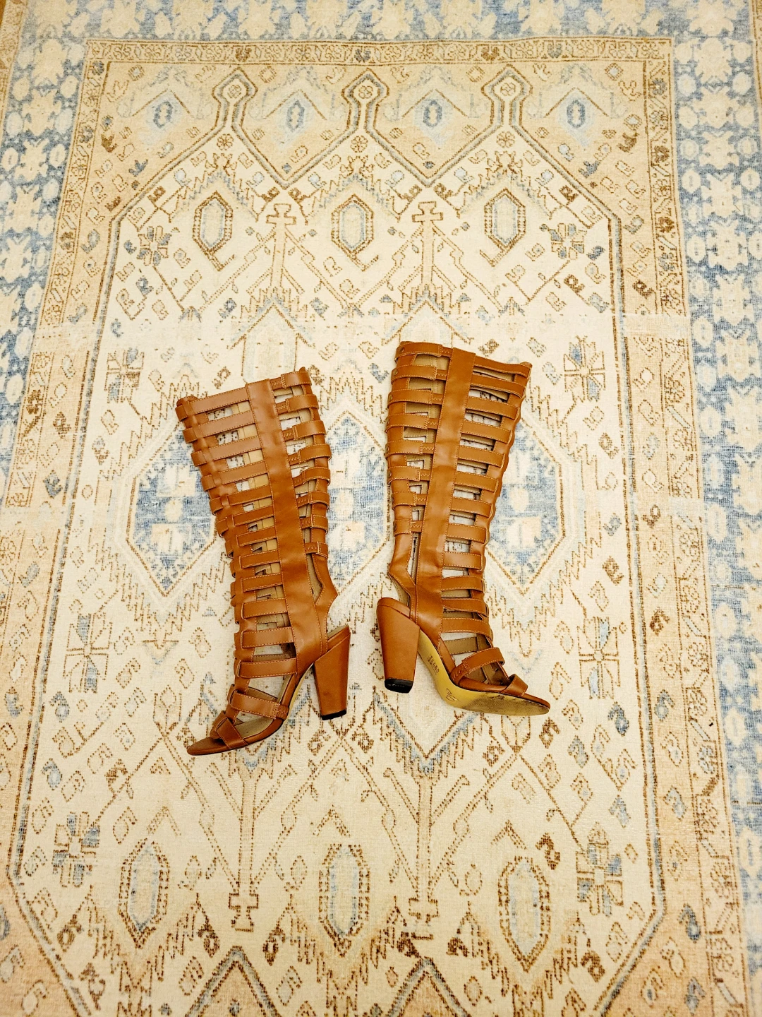 Gladiator brown sandal Heels - Size 7 - photo 2