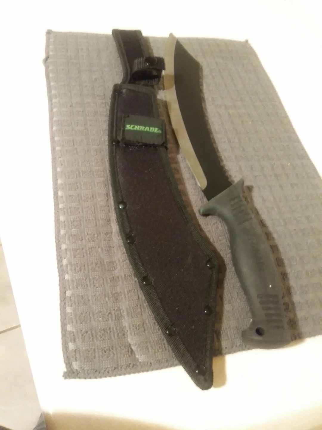 Schrade Machete Knife with Sheath