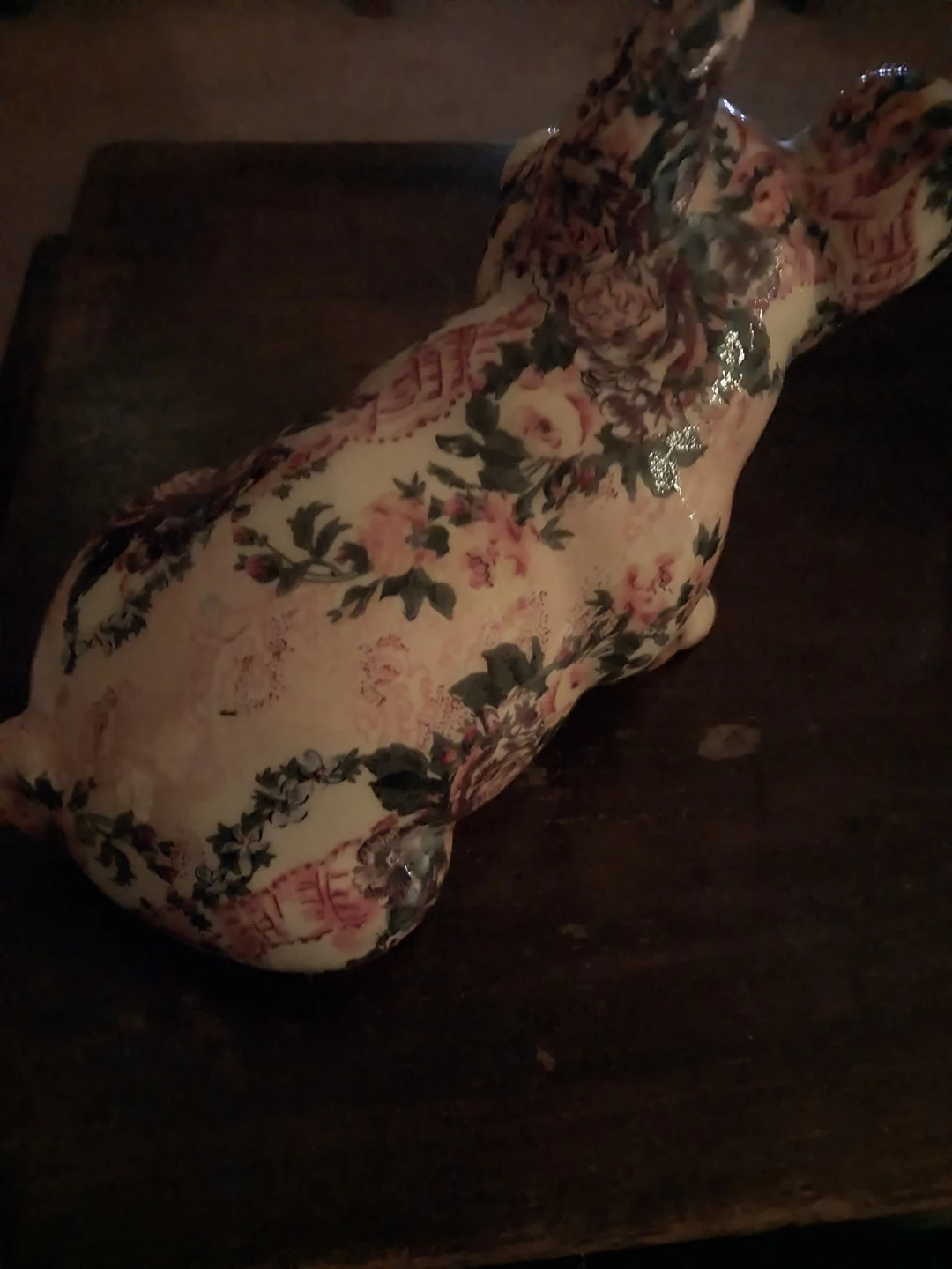 Floral Pig Figurine - photo 2