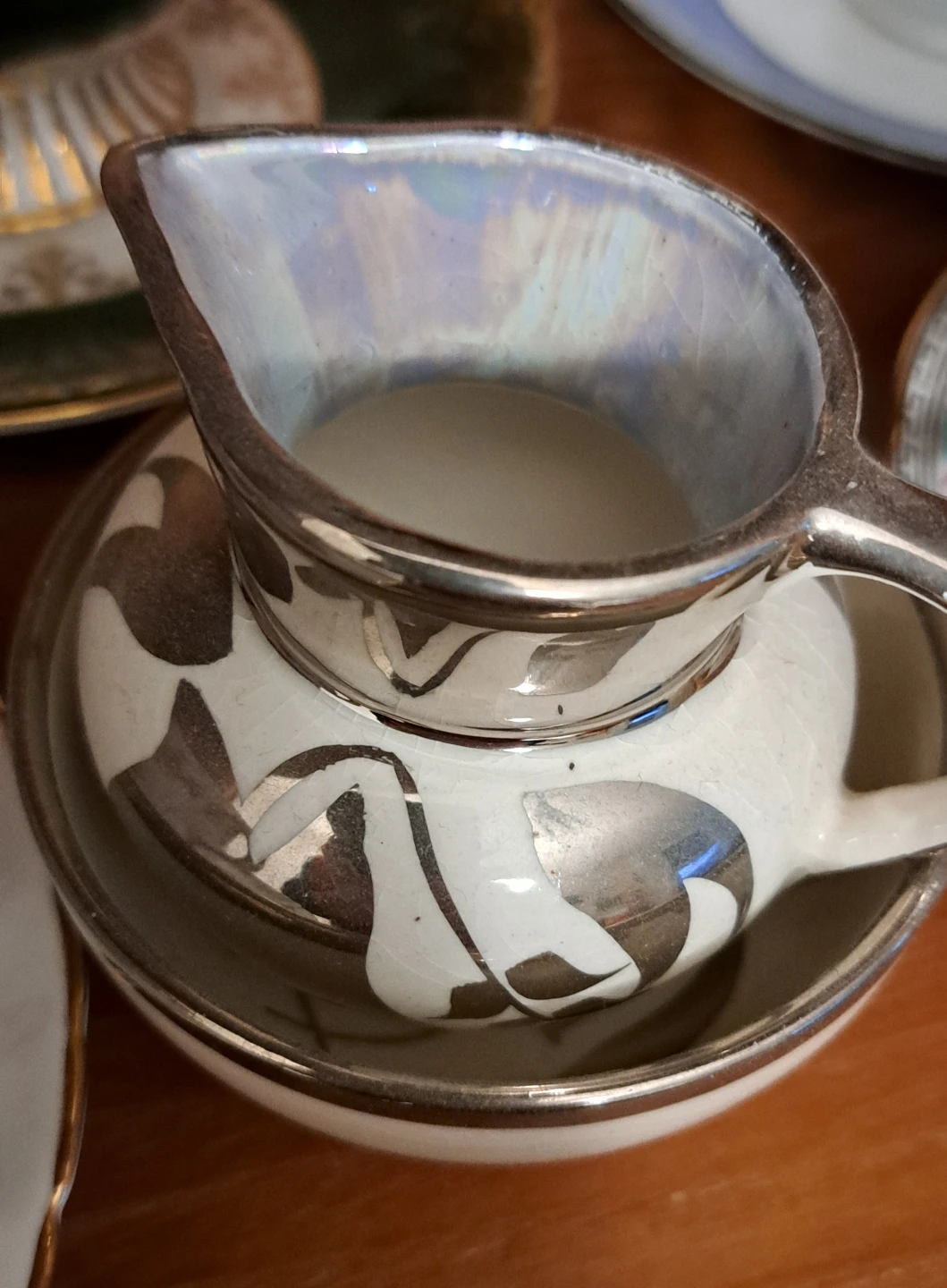 Sandland Ware Lancaster Creamer & Saucer