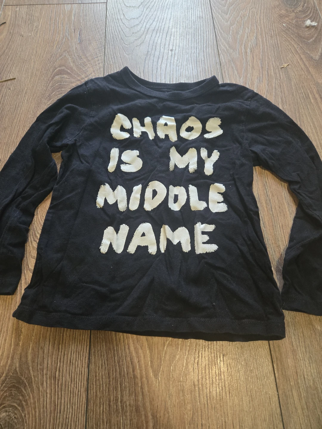 Chaos Is My Middle Name Long Sleeve Shirt