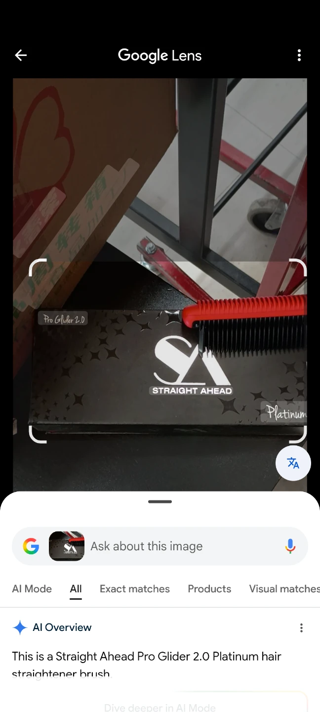 Straight Ahead Pro Glider 2.0 Platinum Hair Straightener Brush - photo 4