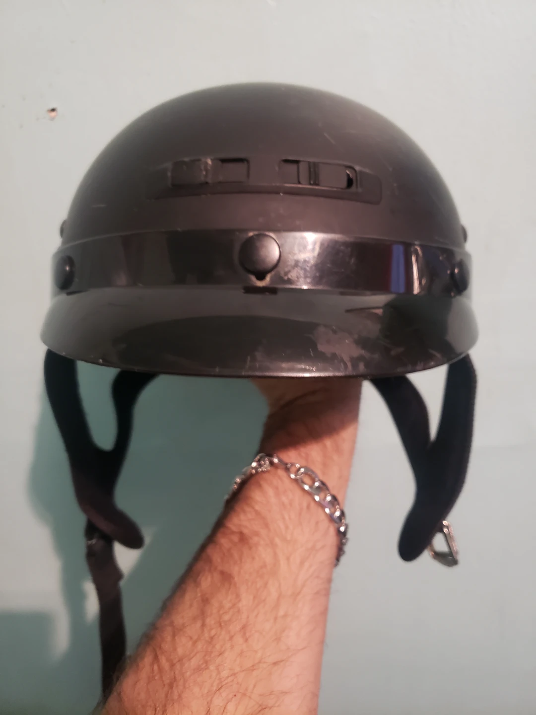 Black Motorcycle Helmet - photo 4