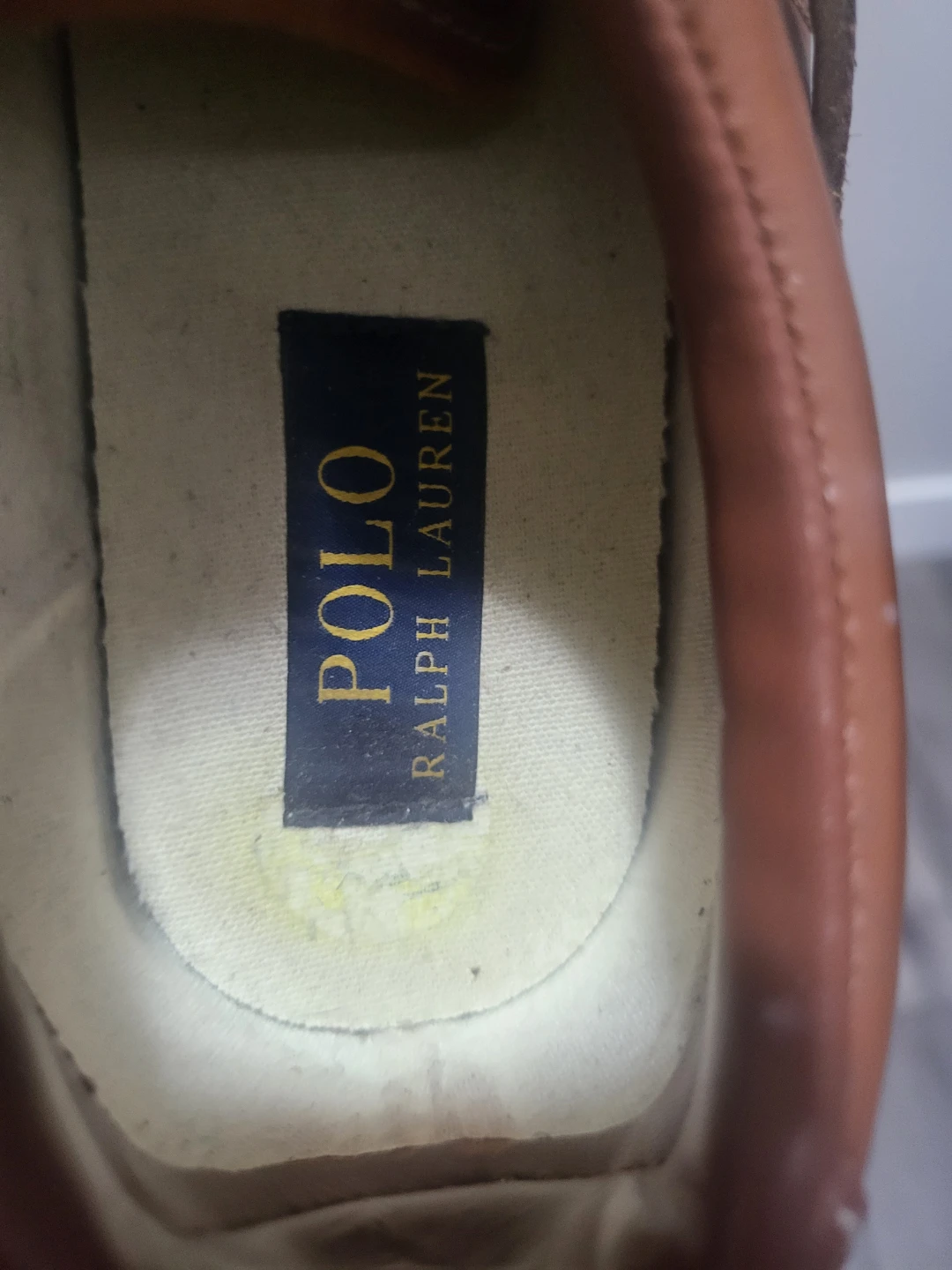 Polo Ralph Lauren Brown Leather Sneakers - Size 9D - photo 4