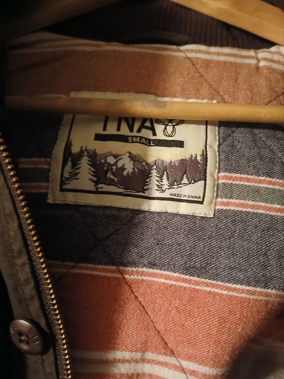 TNA Brown Hooded Jacket - Size Small - photo 2