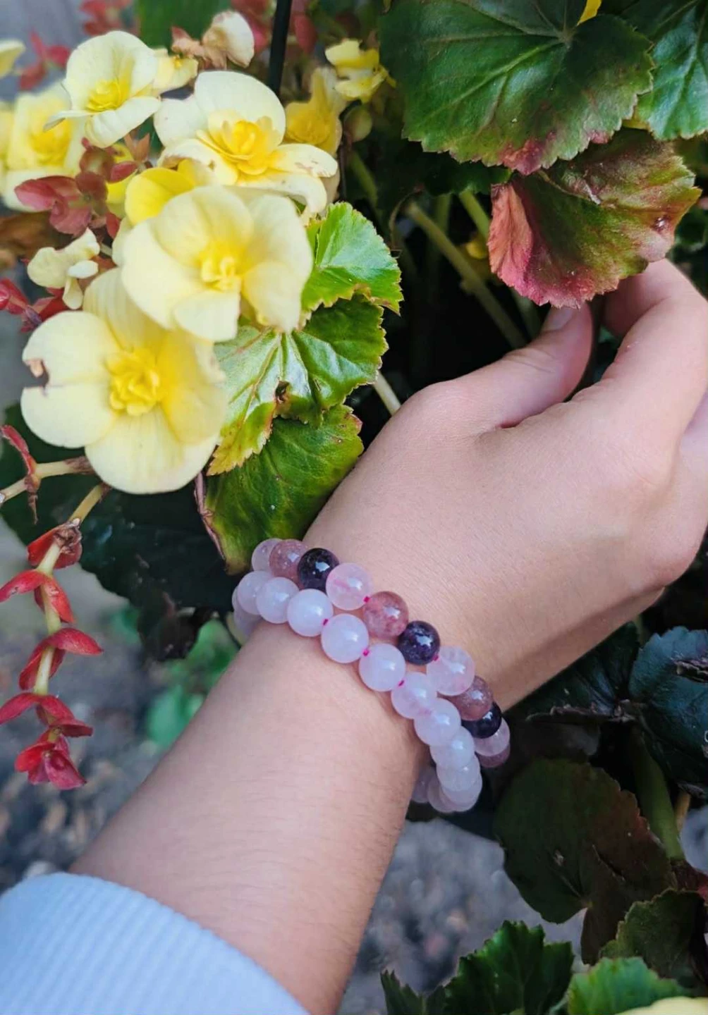 Natural stone & crystal bracelets - photo 2