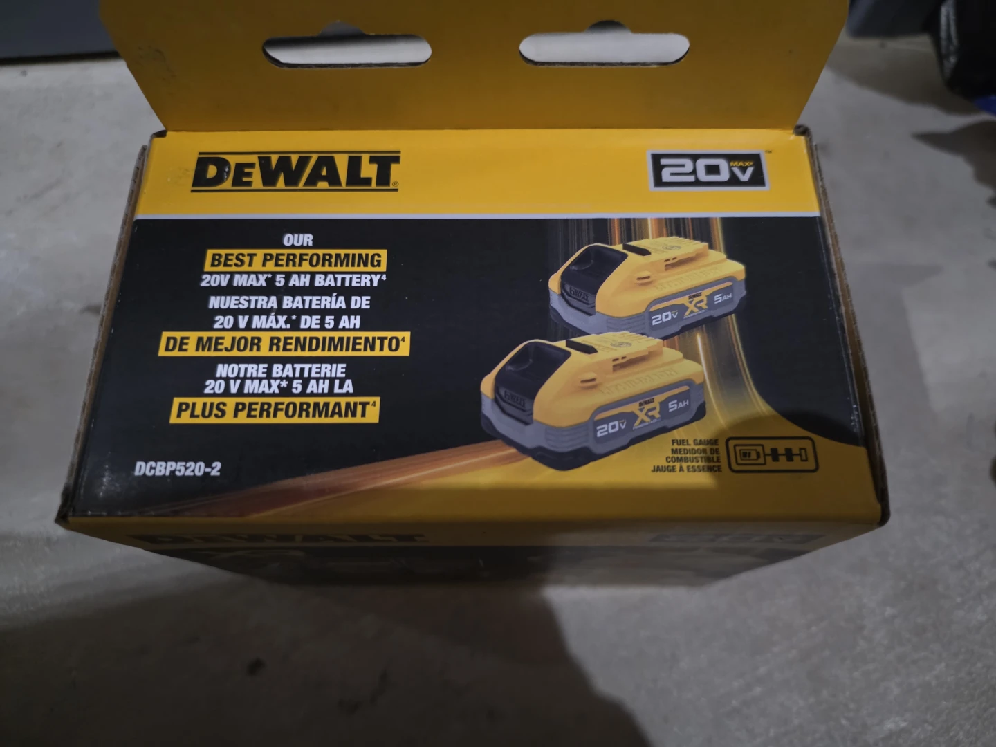 DeWalt 20V MAX 5 Ah Battery - New in Box!