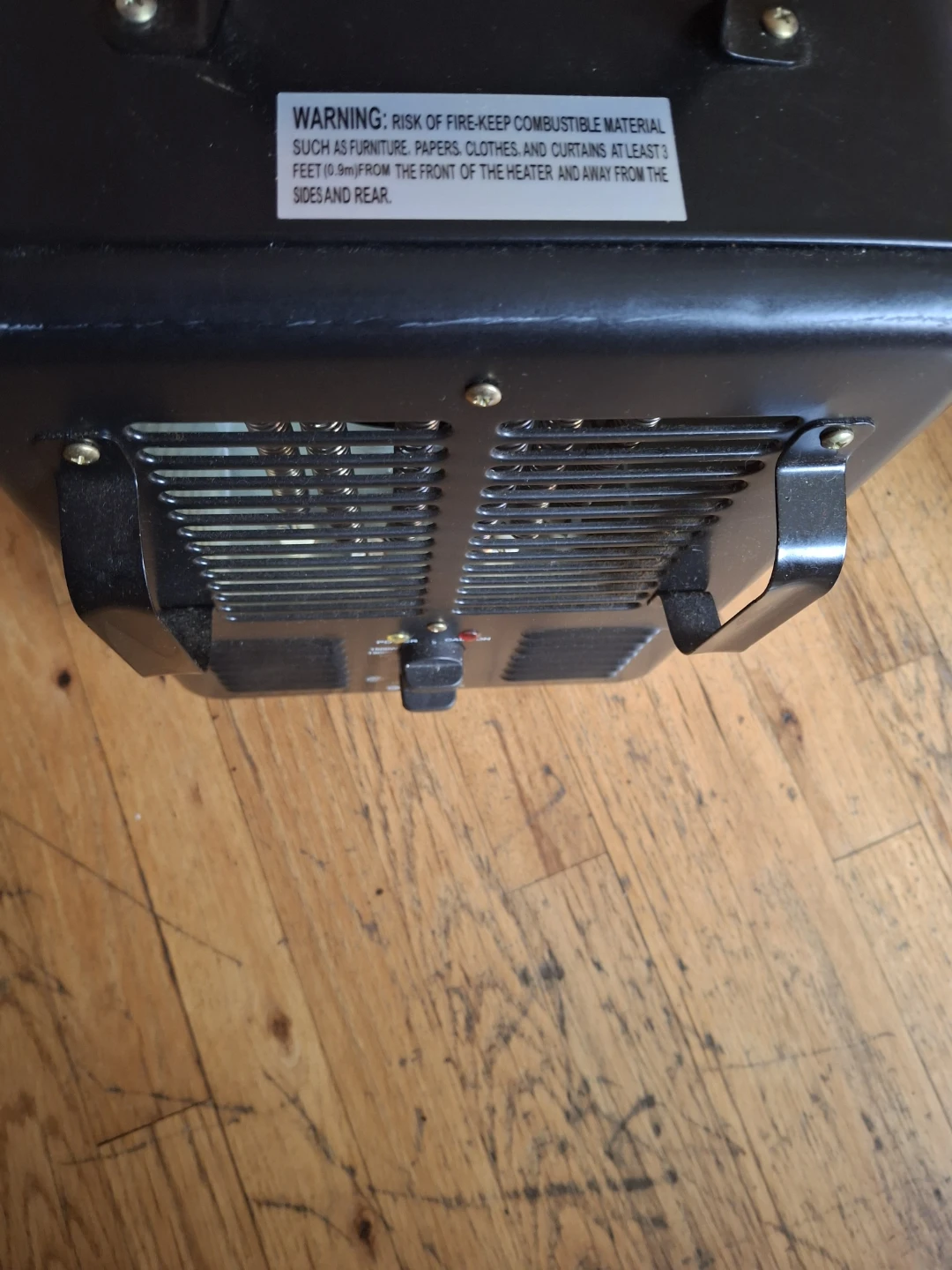Comfort Zone Portable Electric Heater Fan - photo 2