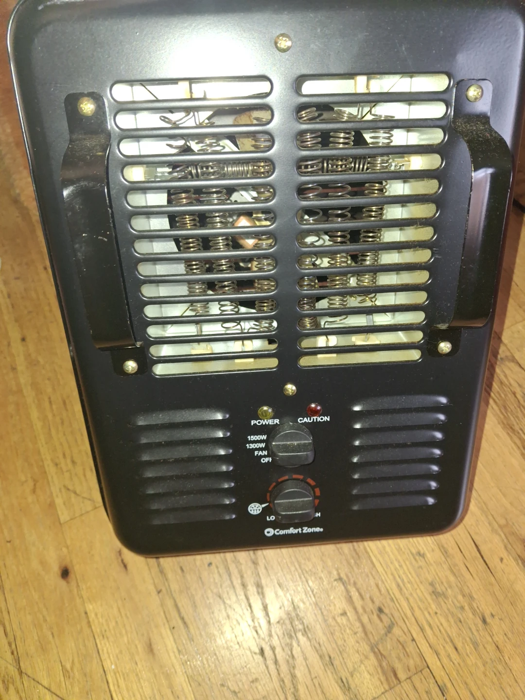 Comfort Zone Portable Electric Heater Fan - photo 3