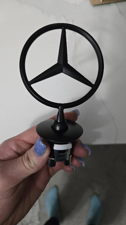 Mercedes-Benz Star Logo Emblem - Matt Black - photo 2