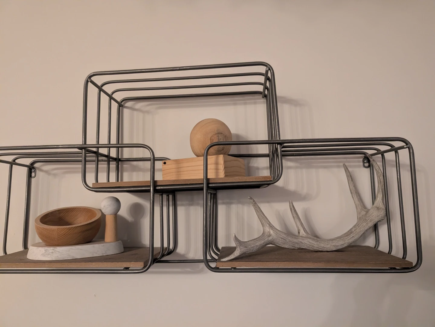 Modern Industrial Metal Wall Shelf - photo 5