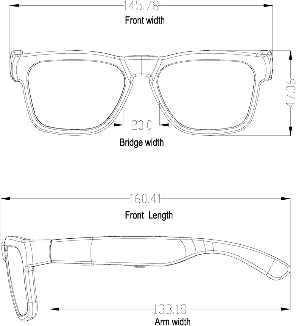 OhO Smart Glasses,Safety Glasses with Bluetooth Speaker,Indoor - photo 5