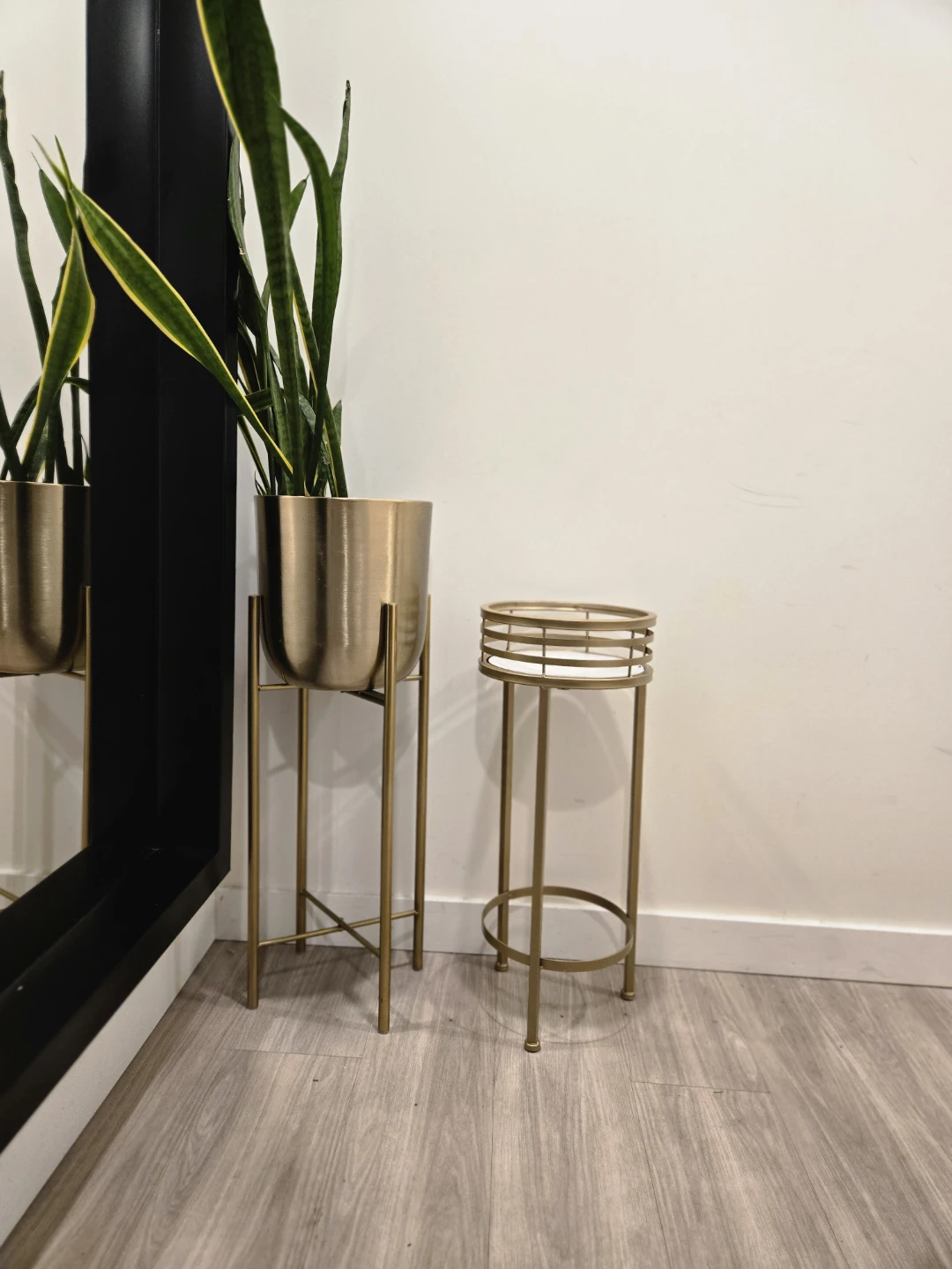 2 Gold Plant Stand - photo 2