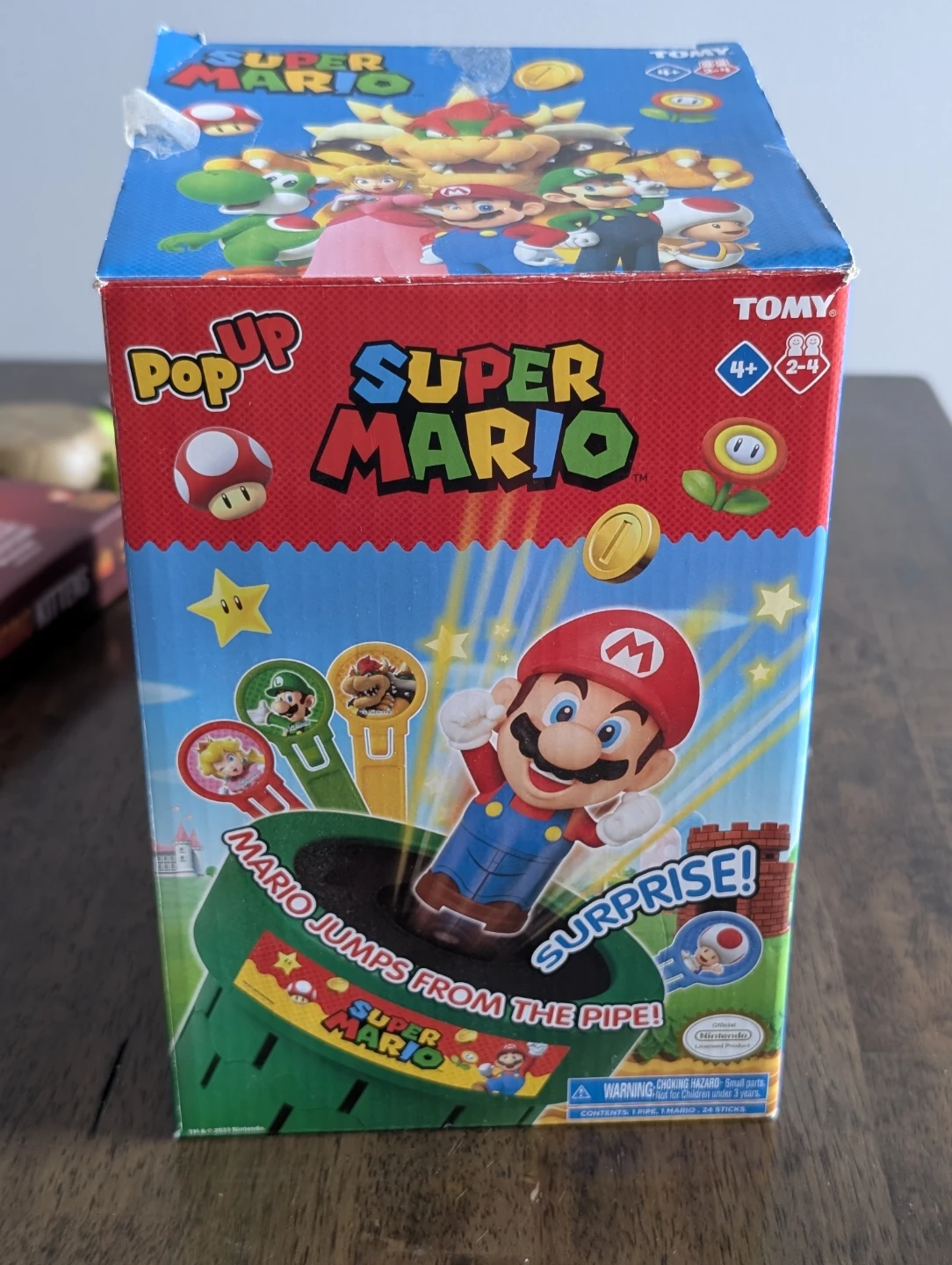 Tomy Pop Up Super Mario Game