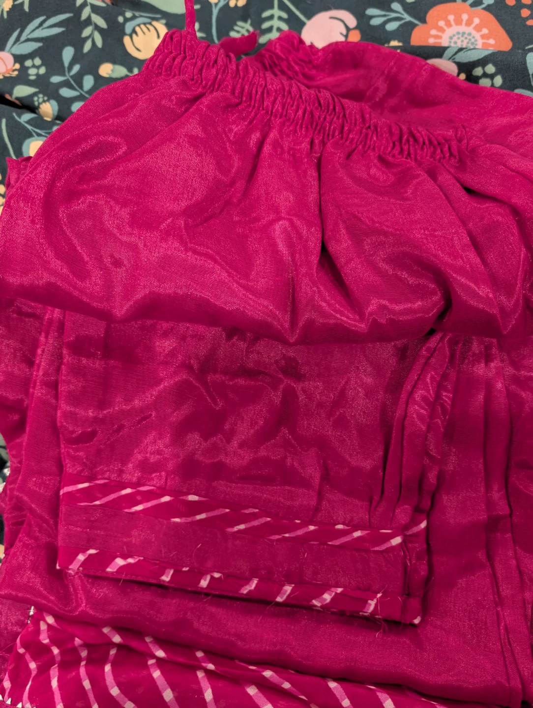 Women's Magenta Anarkali Suit with Pants - photo 4