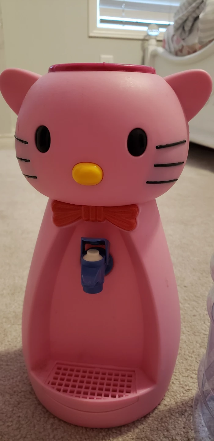 Pink Hello Kitty Water Dispenser with 8 Glasses Bottle - photo 5