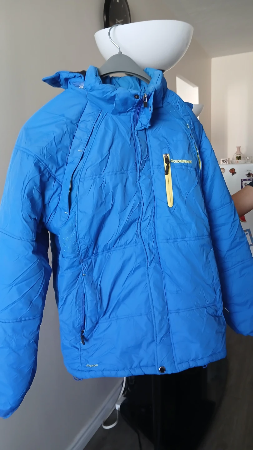 Goldenweek Blue Puffer Jacket