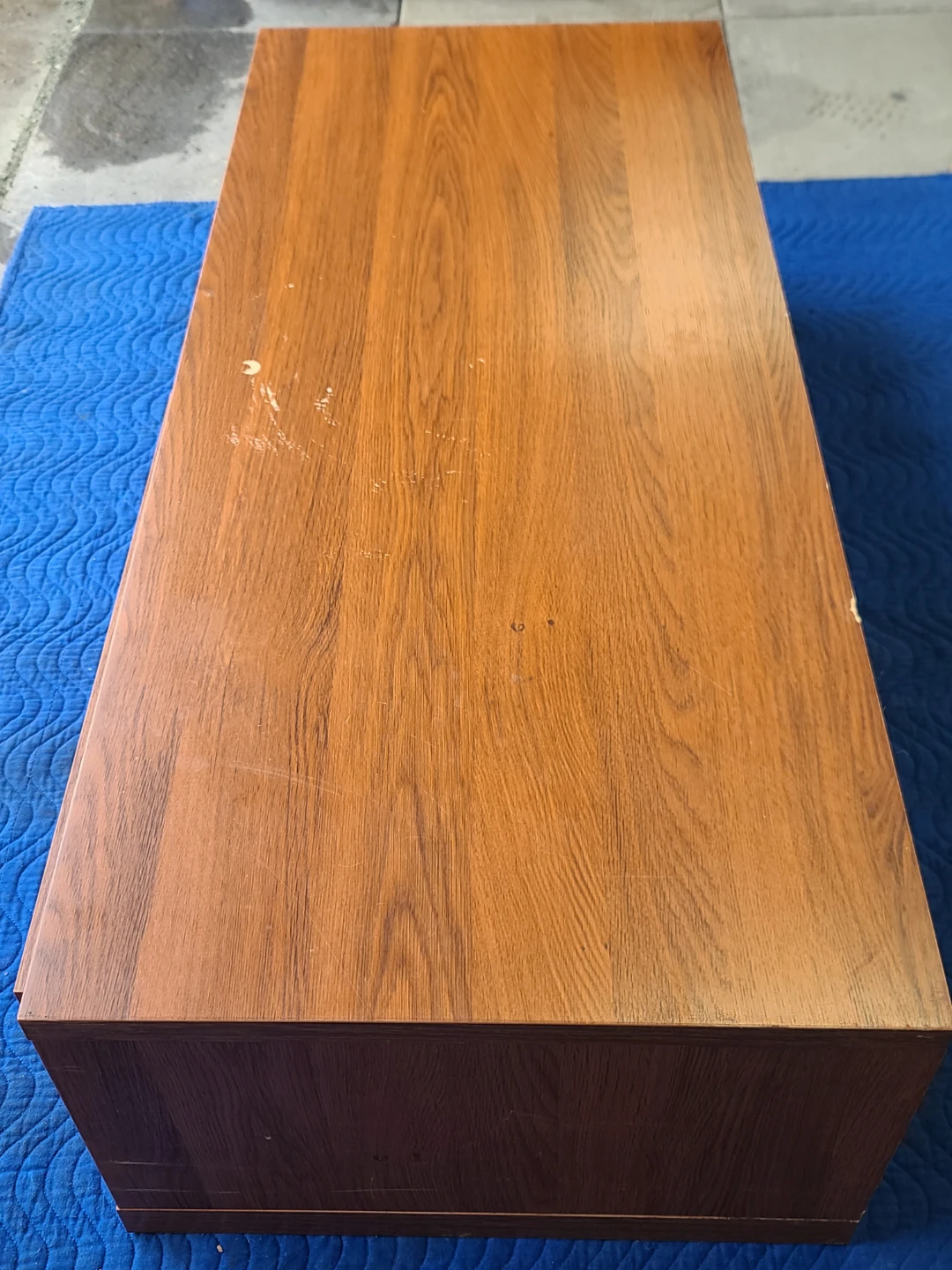 Wood TV Stand with Drawers - photo 3