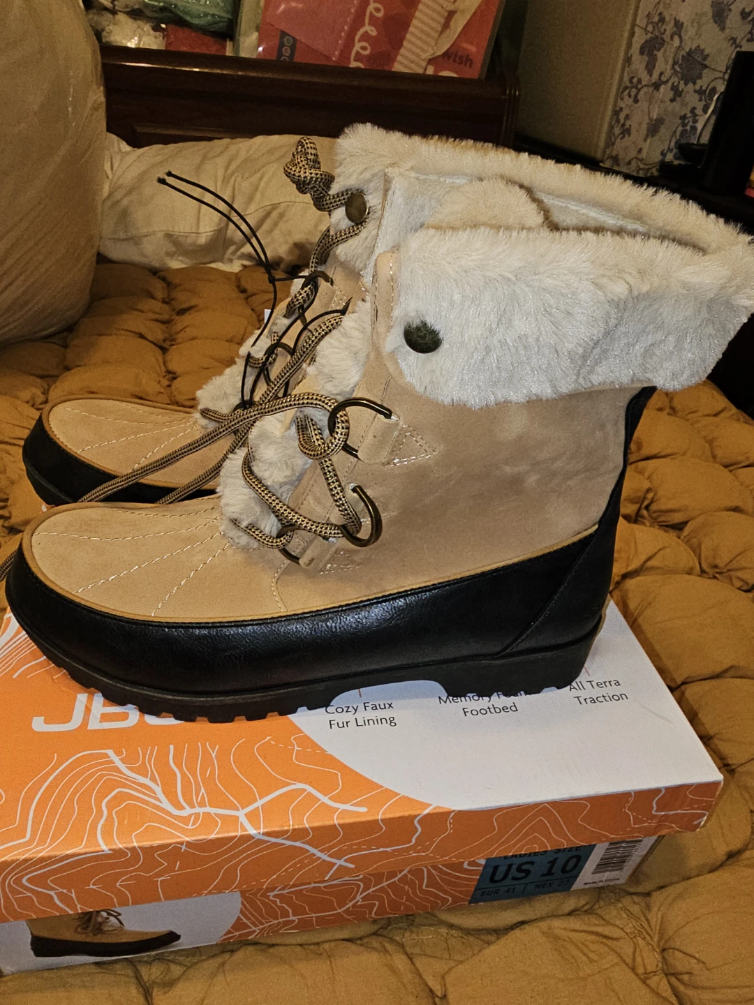 JBU Women's Snow Boots Size 10 - photo 3