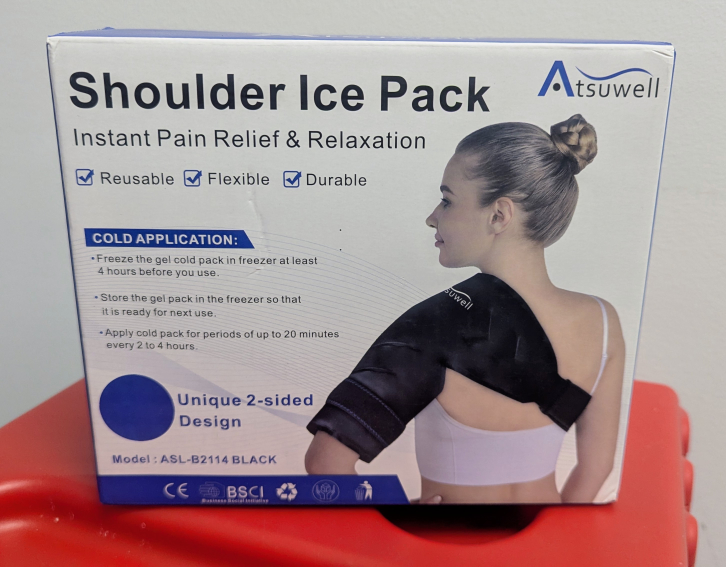 Cold Compression Flexible Shoulder Unisex Gel Ice Pack Wrap - photo 2