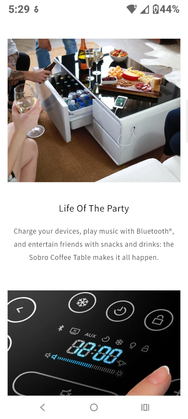 Sobro Coffee Table - Black - photo 3
