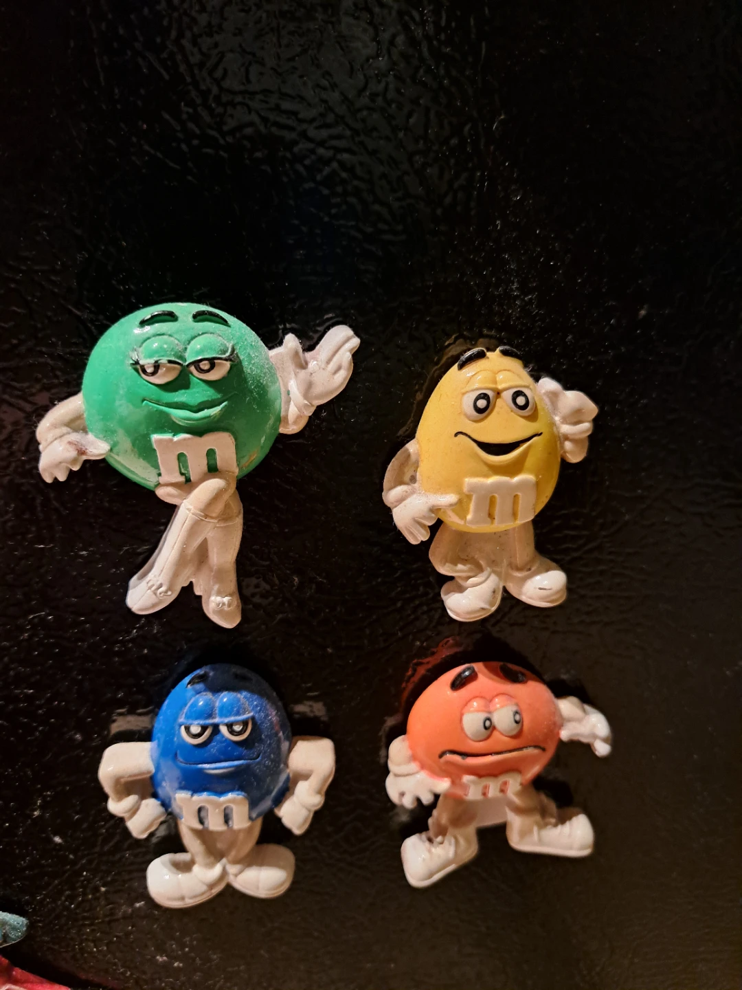 Vintage M&M's Refrigerator Magnet's Mars  - Set of 4