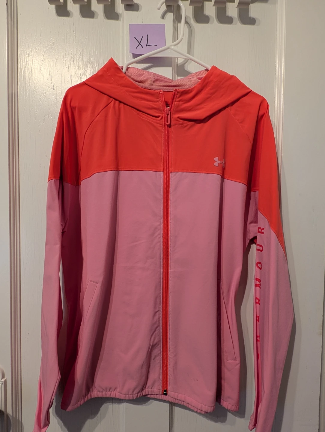 Under Armour Pink & Orange XL Jacket