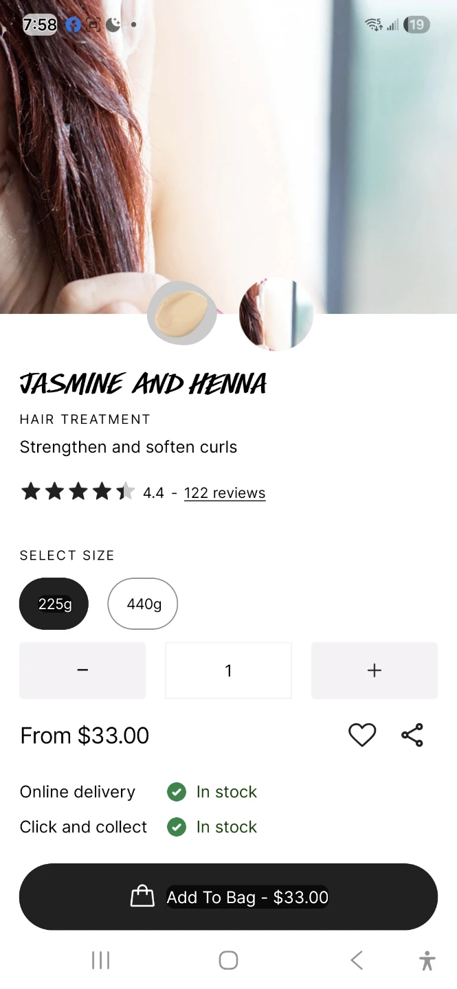 Jasmine and Henna Hair Treatment