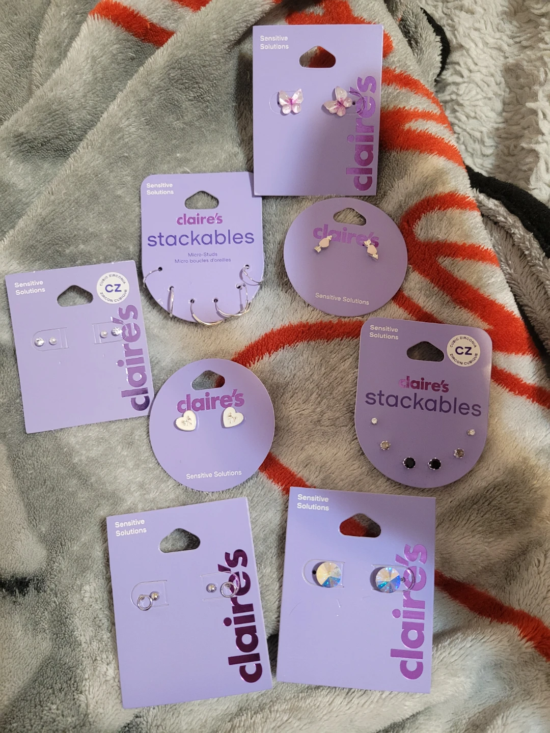 Unused claires earings
