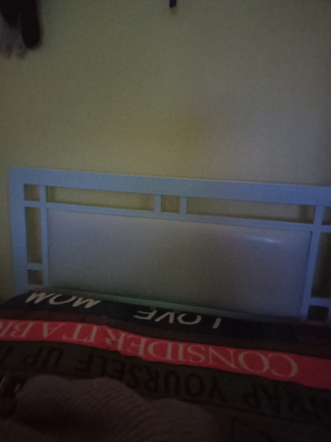 White Metal Twin Bed Frame - photo 3