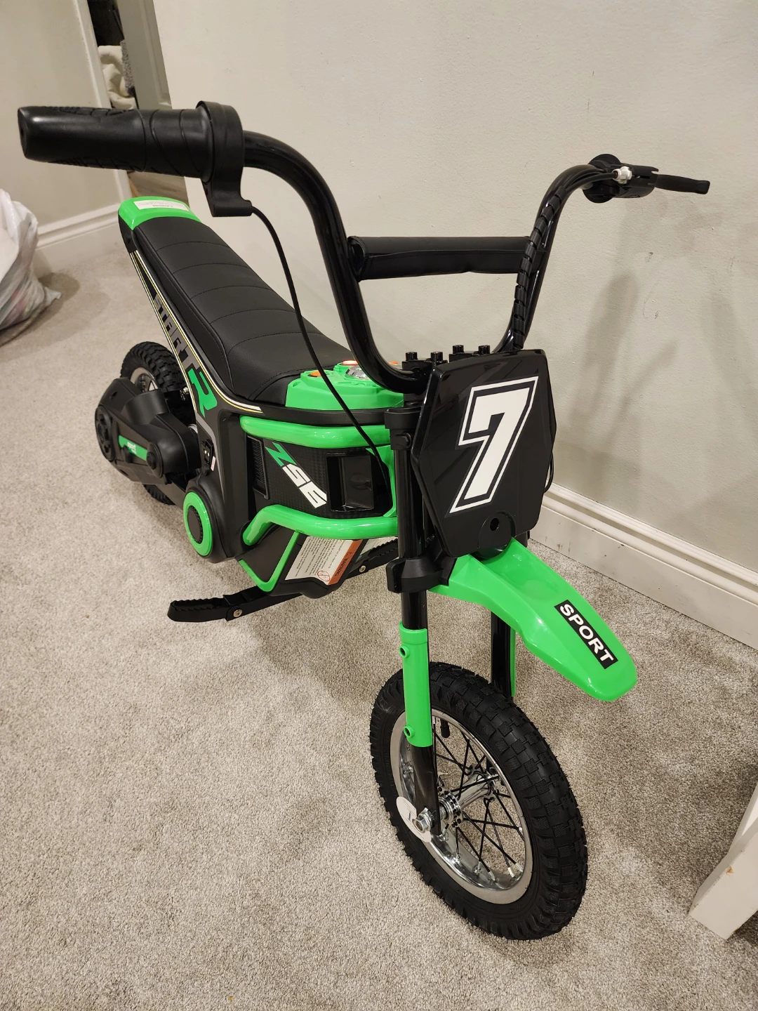 Electric Dirt Bike - Green