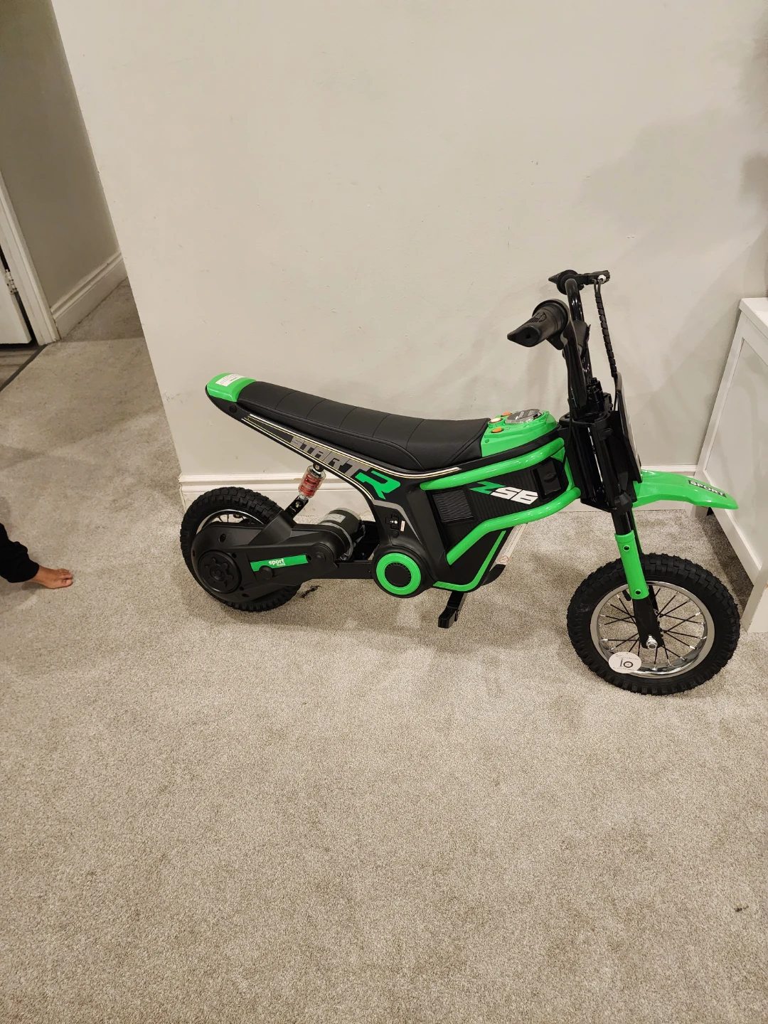 Electric Dirt Bike - Green - photo 3