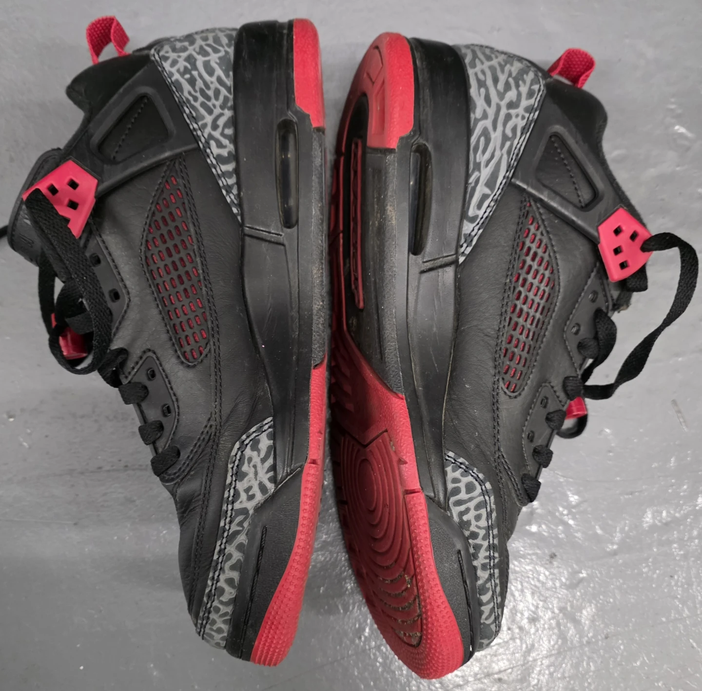 Jordan Spizike Black Varsity Red Shoes - photo 2
