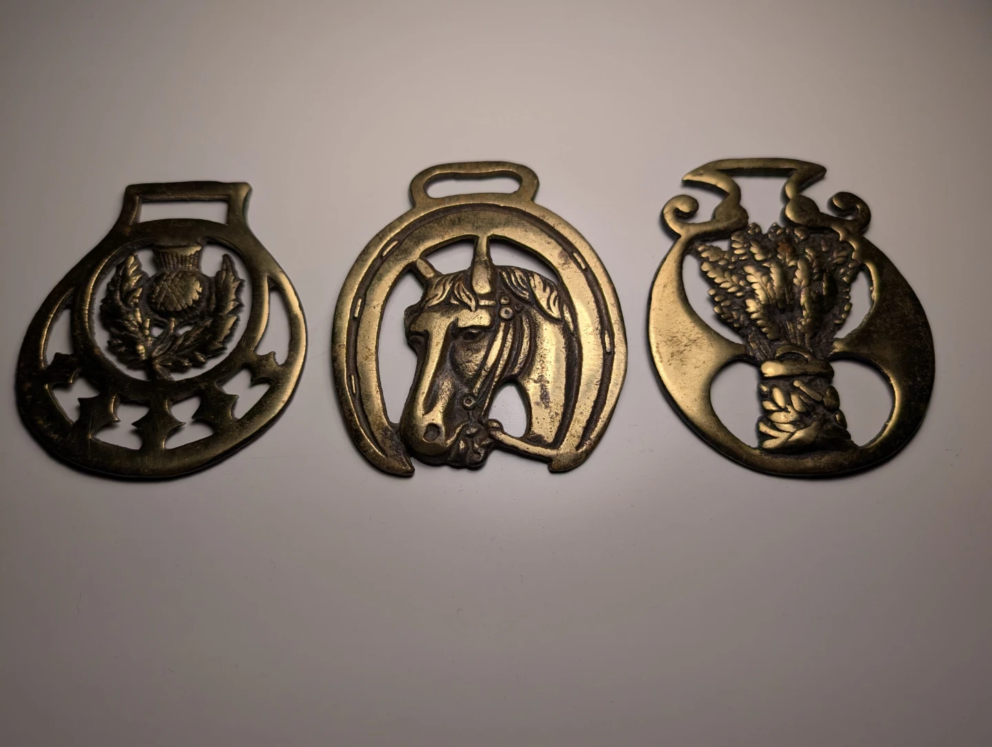 Small Brass Wall Decor | x3 - photo 2
