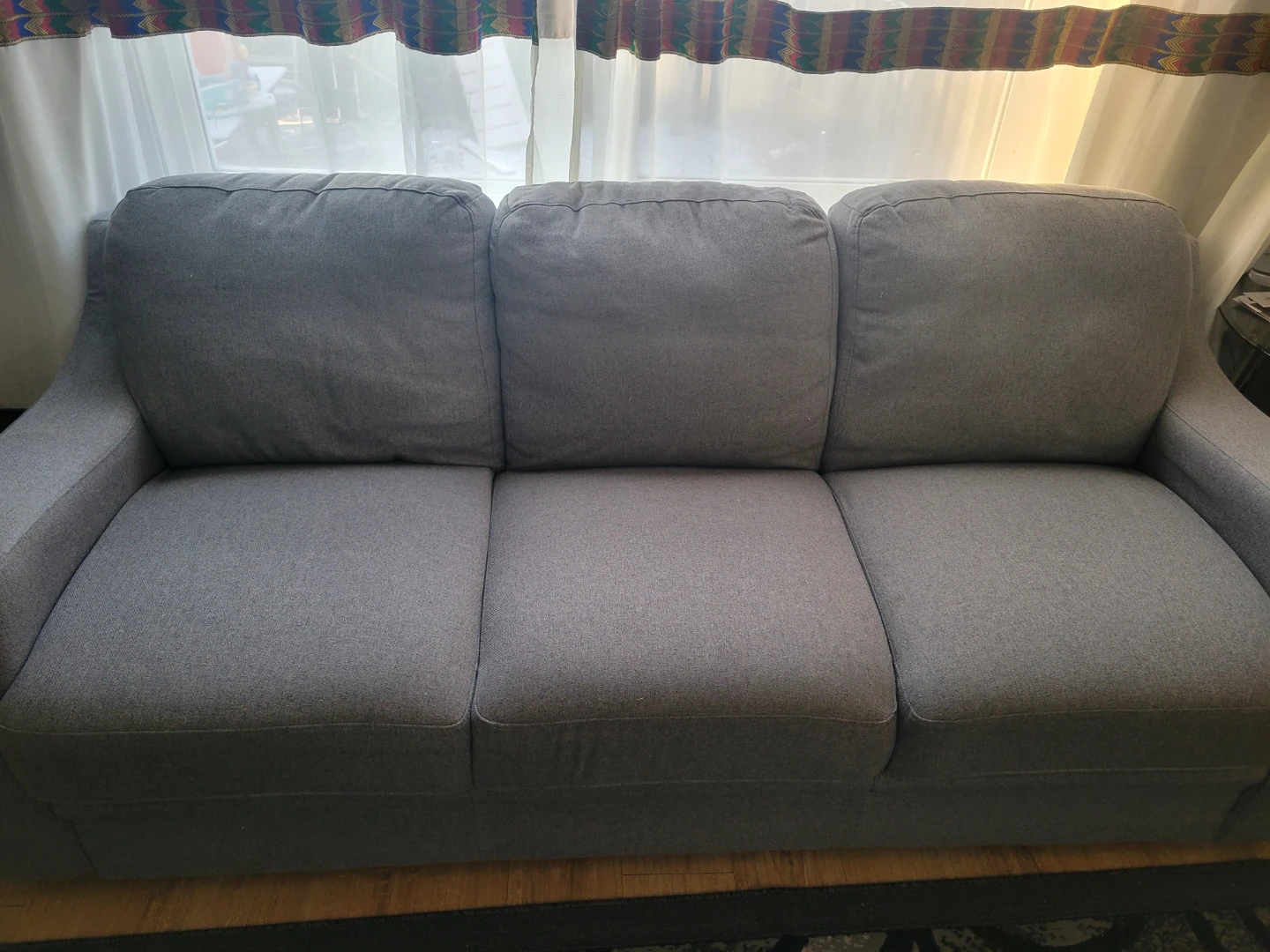 Grey Sofa with Cover - photo 3