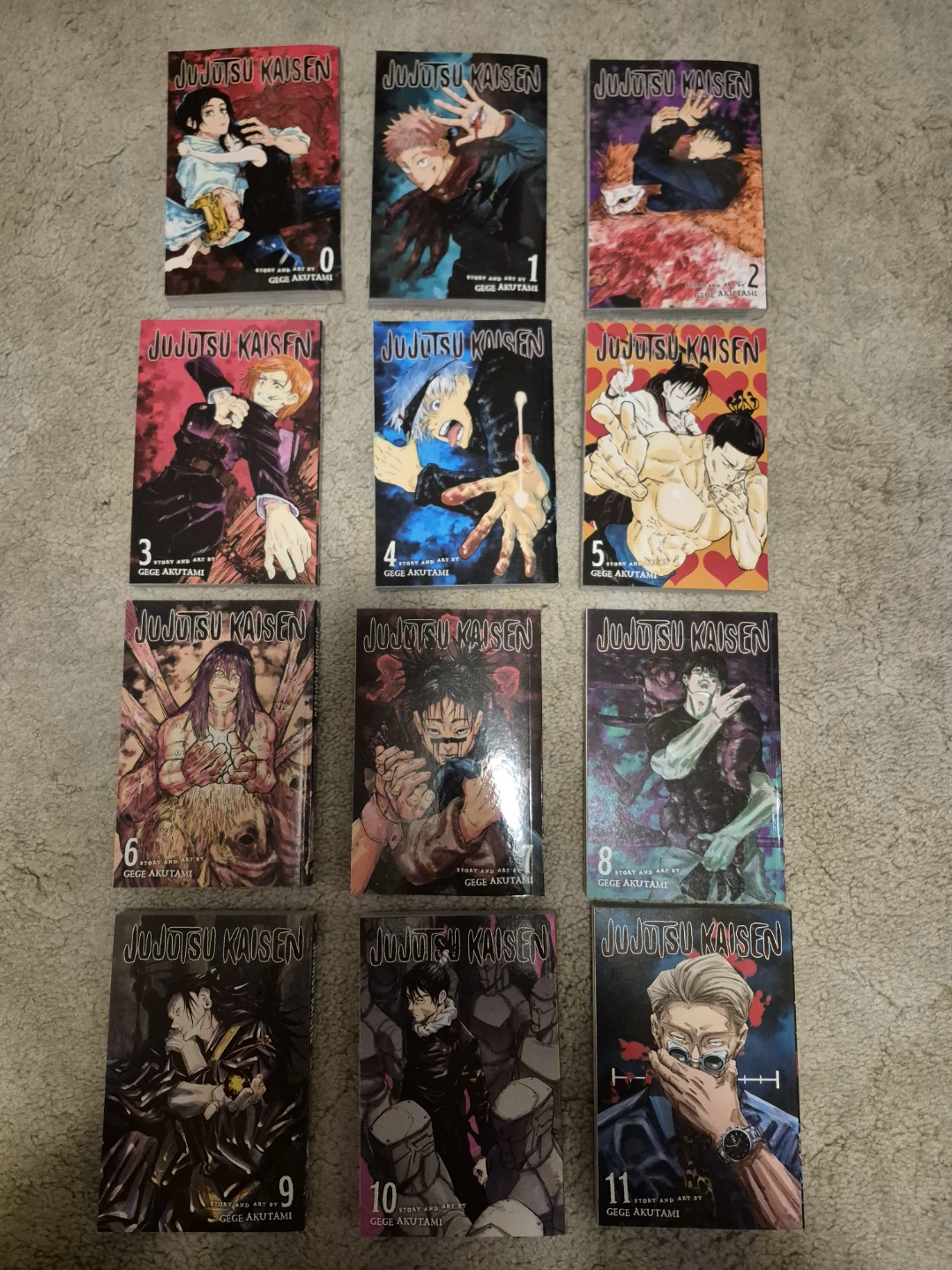 Jujutsu Kaisen Manga Volumes 0-16