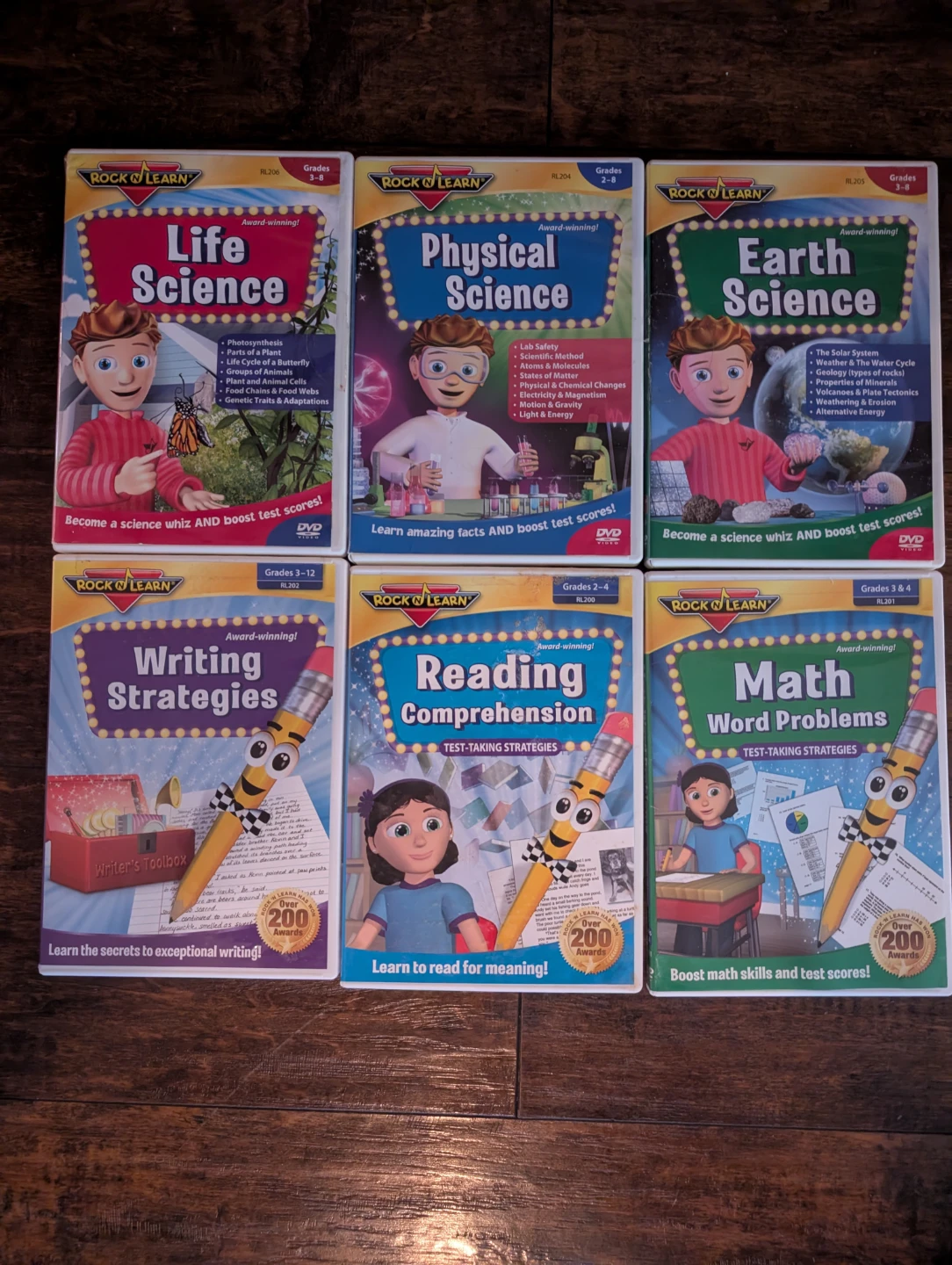 Rock 'N Learn Learning DVDs collection- Educational