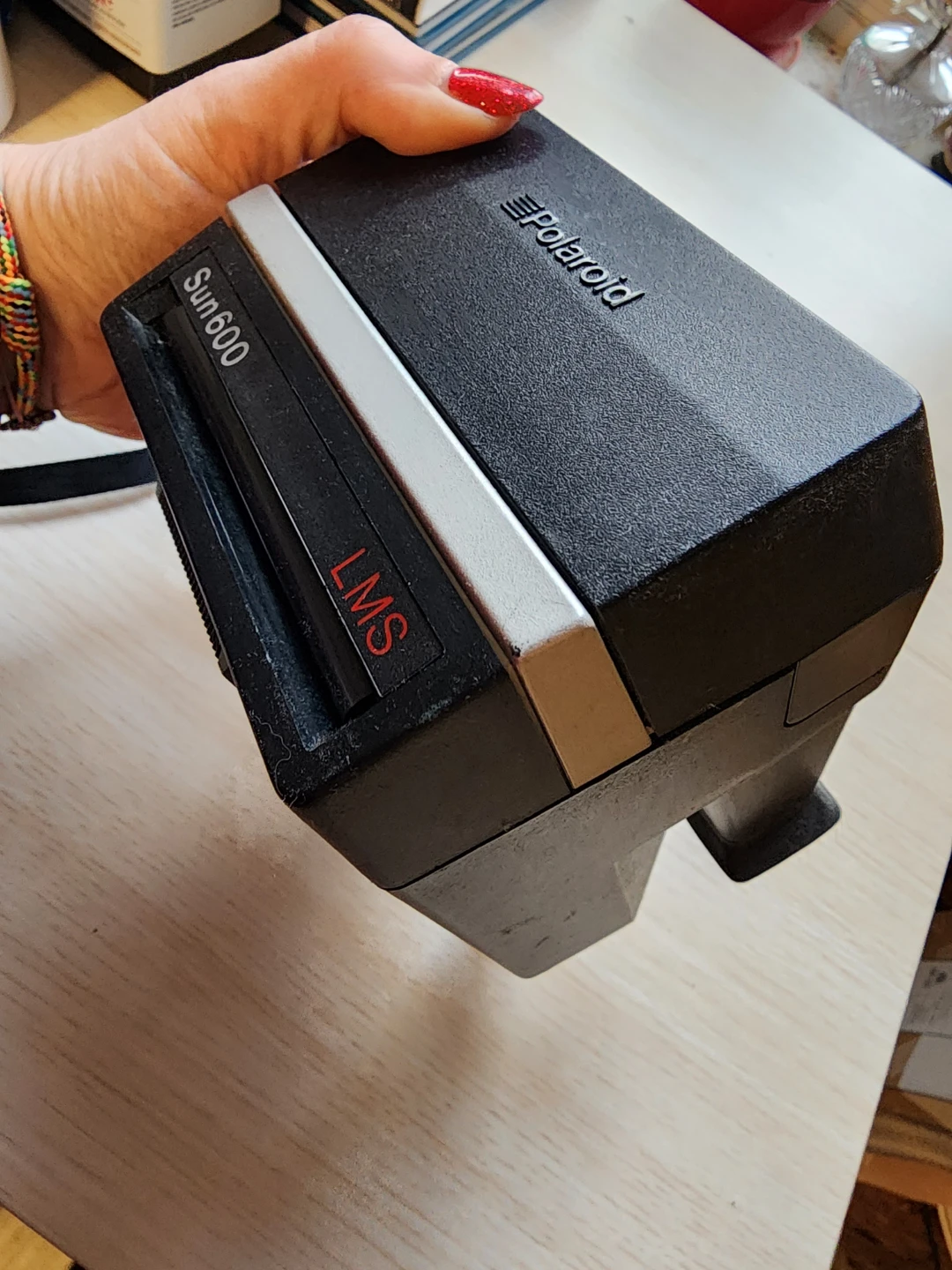 Vintage Polaroid Sun 600 LMS Instant Camera - photo 5