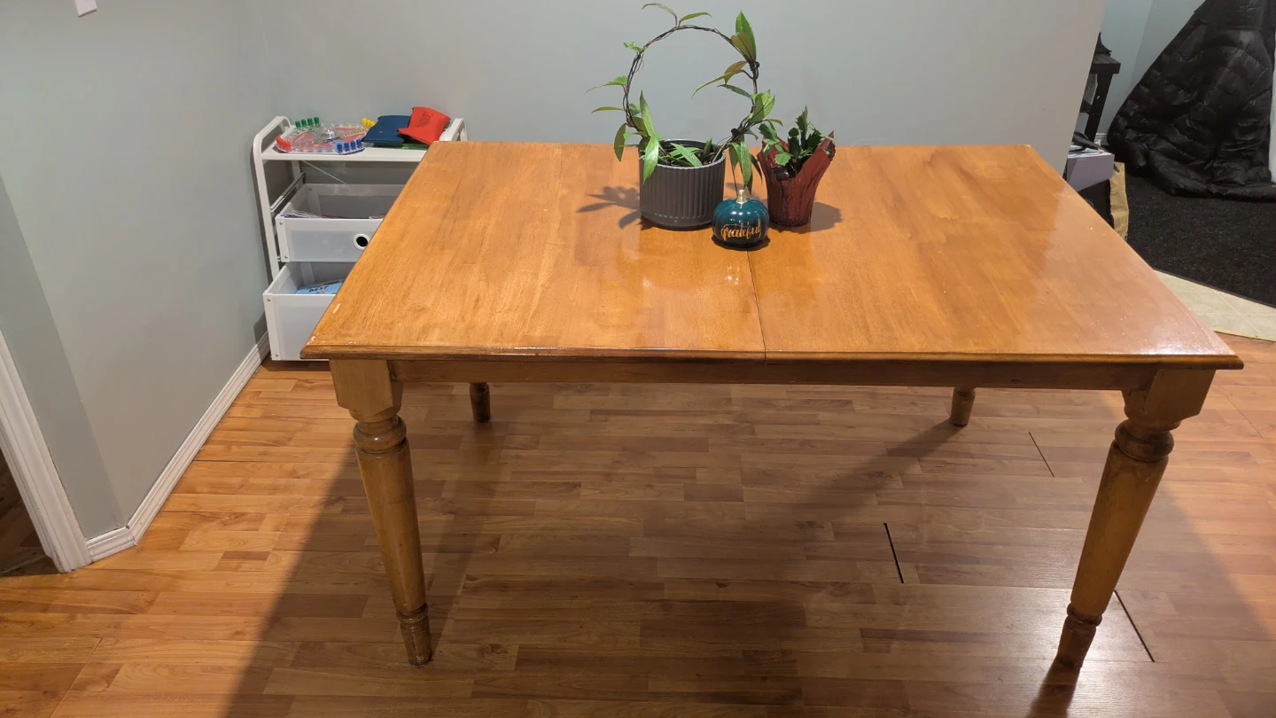 Wooden Dining Table with 4 Chairs - photo 3
