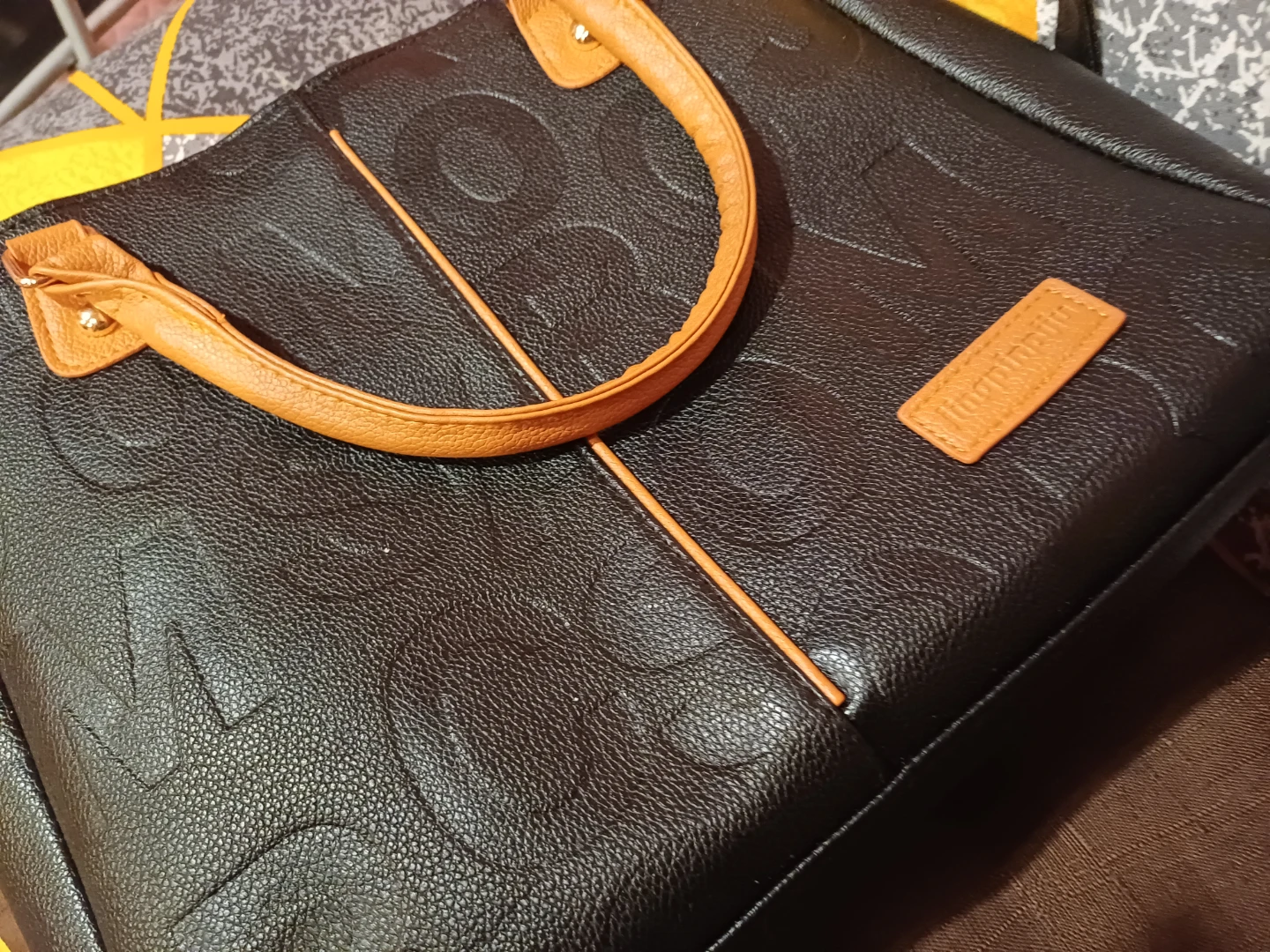 Black Tote Bag with Shoulder Strap - photo 5