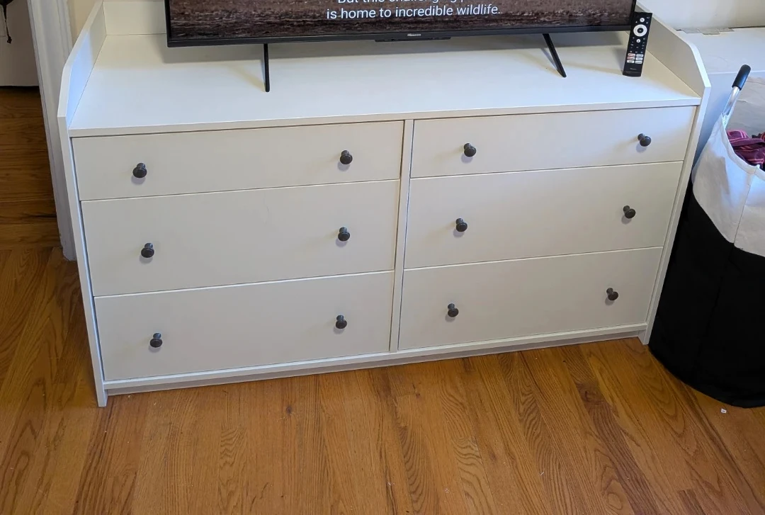 White Dresser and Cabinets