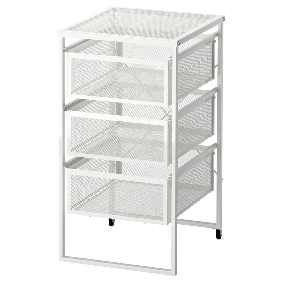Ikea LENNART Mesh Drawer unit, white